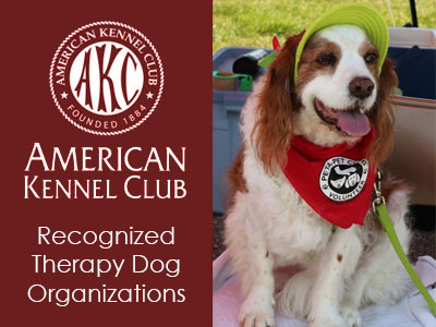 AKC Recognized Therapy Dog Organizations